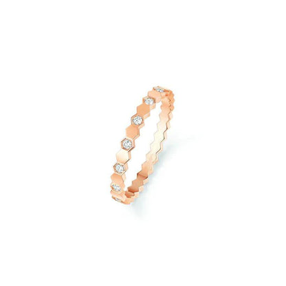 [Rosla Jewelry]BEE LOVE RING PINK GOLD DIAMOND