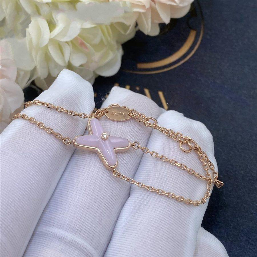 [Rosla Jewelry]JEUX BRACELET PINK MOP PINK GOLD 1 DIAMOND