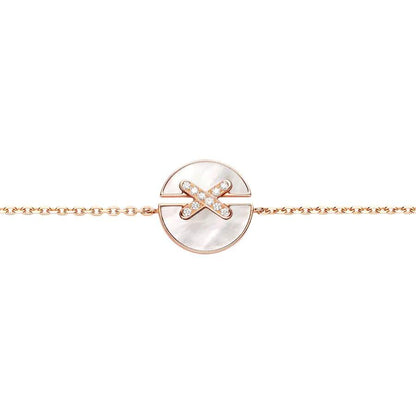 [Rosla Jewelry]JEUX DE BRACELET MOP PINK GOLD DIAMONDS