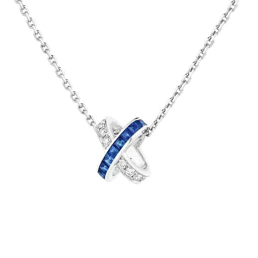 [Rosla Jewelry]LIENS DIAMOND SILVER NECKLACE