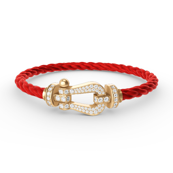 [Rosla Jewelry]FORCE LARGE HORSESHOE FULL DIAMOND BRACELET GOLD