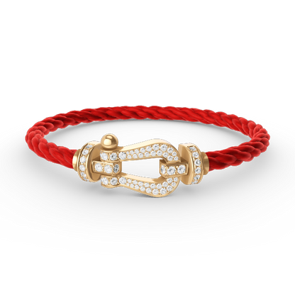 [Rosla Jewelry]FORCE LARGE HORSESHOE FULL DIAMOND BRACELET GOLD