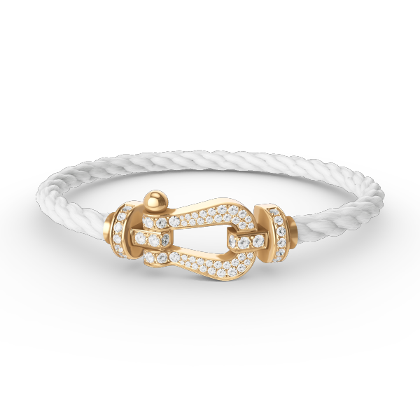 [Rosla Jewelry]FORCE LARGE HORSESHOE FULL DIAMOND BRACELET GOLD