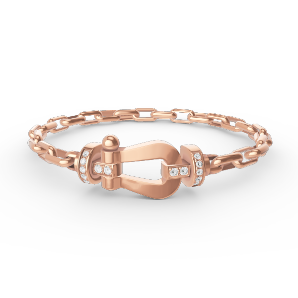 [Rosla Jewelry]FORCE LARGE HORSESHOE CLASP  METAL BRACELET