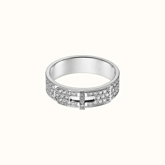 [Rosla Jewelry]KELLY SILVER DIAMOND RING