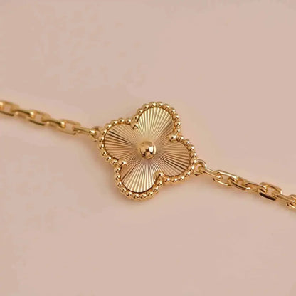 [Rosla Jewelry]CLOVER 5 FLOWERS LASER BRACELET