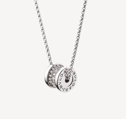 [Rosla Jewelry]ZERO 1 SILVER DIAMOND NECKLACE