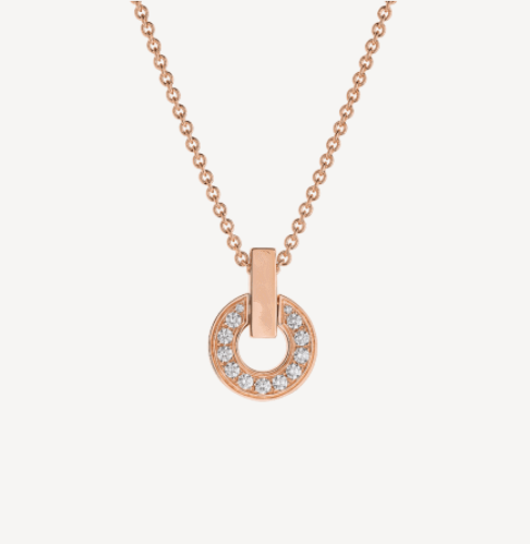 [Rosla Jewelry]GARI NECKLACE PINK GOLD DIAMOND