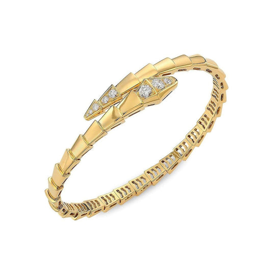 [Rosla Jewelry]SERPENTI BRACELET DIAMONDS PINK GOLD