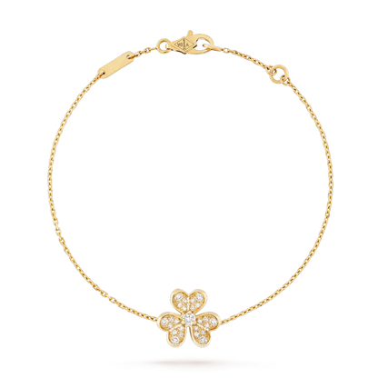 [Rosla Jewelry]FRIVOLE GOLD FLOWER DIAMOND BRACELET