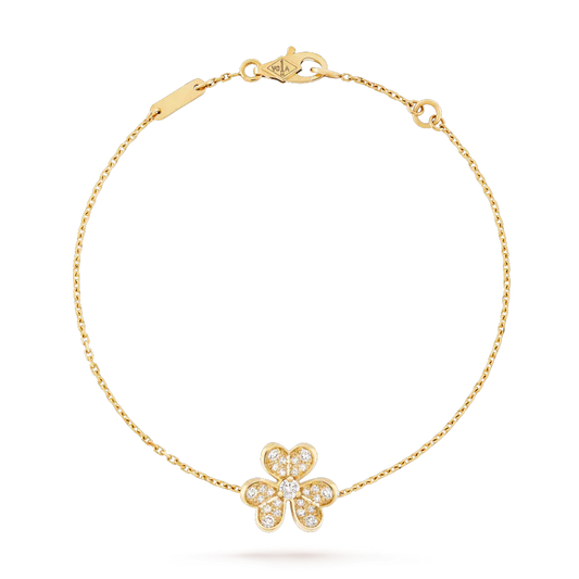 [Rosla Jewelry]FRIVOLE GOLD FLOWER DIAMOND BRACELET