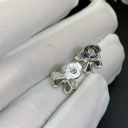 [Rosla Jewelry]FRIVOLE MINI SILVER FLOWER EARRINGS