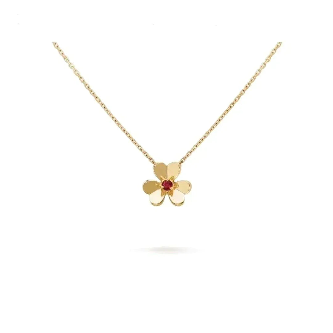 [Rosla Jewelry]FRIVOLE GOLD FLOWER NECKLACE