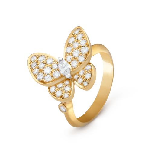 [Rosla Jewelry]BUTTERFLY DIAMOND RING