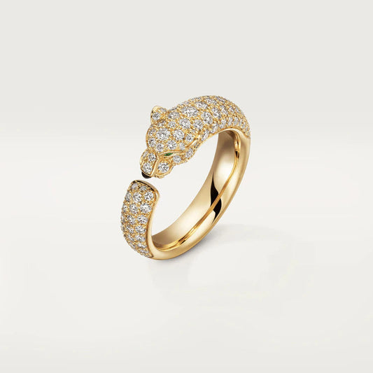 [Rosla Jewelry]PANTHERE PINK GOLD DIAMOND RING