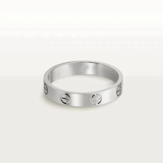 [Rosla Jewelry]LOVE RING 4MM 1 DIAMOND SILVER